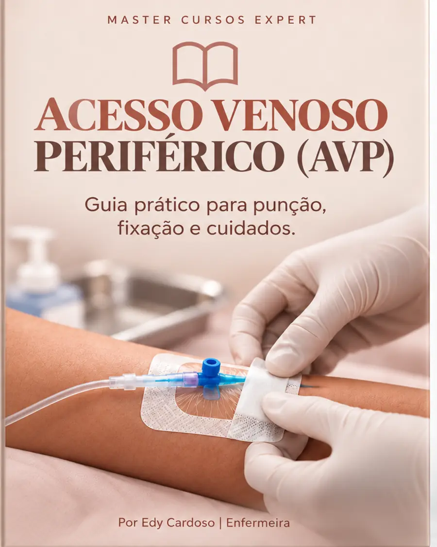 Capa do material Acesso Venoso Periférico (AVP)